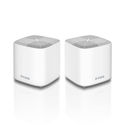 D-Link COVR AX1800 Whole Home Mesh Wi-Fi 6 System - Up to 4500 sq.ft. Coverage, Voice Control w/Amazon Alexa and Google Assistant, Enhanced Parental Controls, 2-Pack (COVR-X1862)