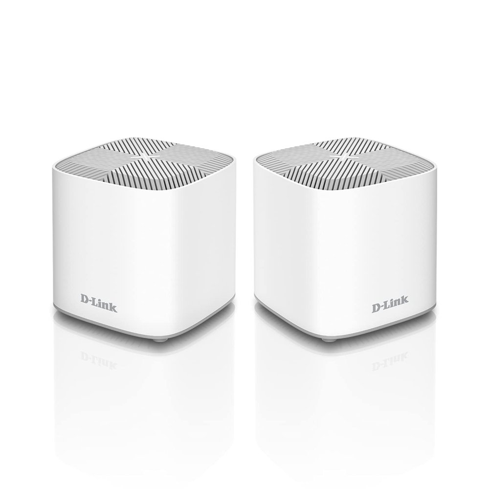 D-Link COVR AX1800 Whole Home Mesh Wi-Fi 6 System - Up to 4500 sq.ft. Coverage, Voice Control w/Amazon Alexa and Google Assistant, Enhanced Parental Controls, 2-Pack (COVR-X1862)