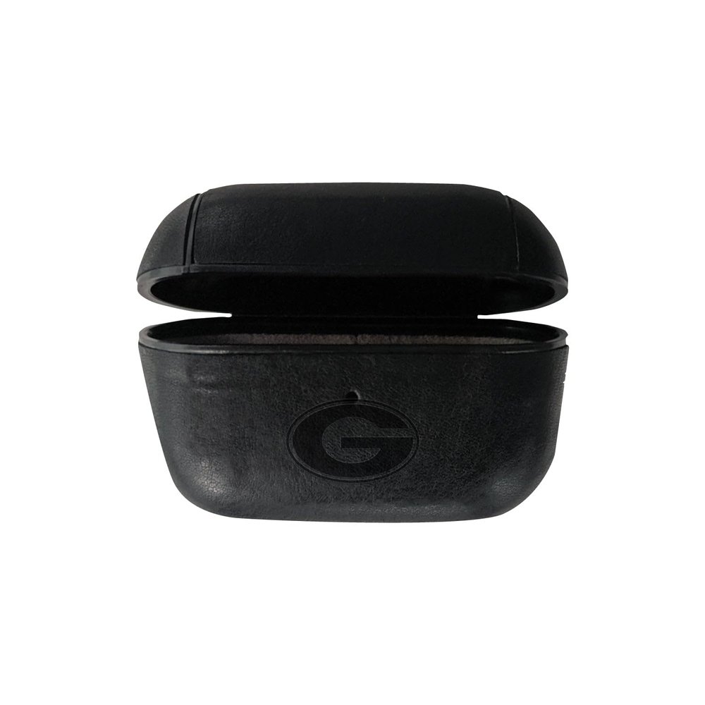 AirPods Case, University of Georgia AirPods Pro (Gen 1 & 2) / Black (Faux Leather)