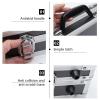 Large Tool Box Universal Aluminum Case Hard Carrying Case with Foam Protects Electronics Tools Cameras and Testing Equipment Chest Hard view 3