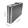 Large Tool Box Universal Aluminum Case Hard Carrying Case with Foam Protects Electronics Tools Cameras and Testing Equipment Chest Hard view 4