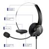 AGPTEK Call Center Dialpad Headset Telephone Bundle with Binaural Headset Headphone with 4-Pin RJ9 Crystal Head, for Telephone Counselling Services, Insurance, Hospitals view 4
