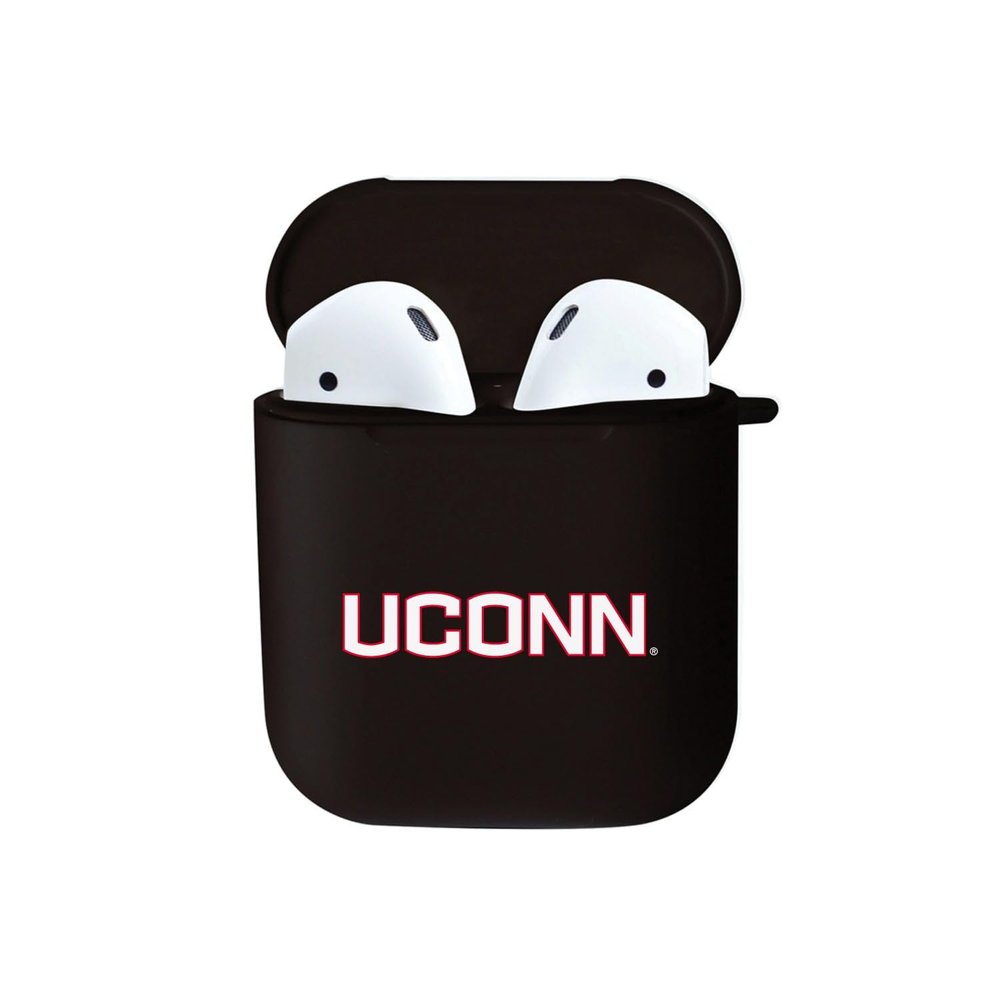 AirPods Case, University of Connecticut AirPods/Black (TPU)