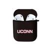 AirPods Case, University of Connecticut AirPods/Black (TPU) view 1