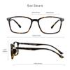 VisionGlobal Blue Light Blocking Glasses for Women/Men, Anti Eyestrain, Computer Reading Glasses, Stylish Square Frame, Anti Glare (Tortoise, 4.25 Magnification) view 3