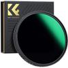 K&F Concept ND8-128 5 Gear Adjustable Neutral Density Camera Lens 3 to 7 f-stops Variable ND Filter NO Spot X Black MRC 18-Layer (82MM) view 1