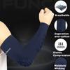 Hobrave Padded Arm Sleeves 2 Pack Crashproof Elbow Forearm Pads Compression Protection Support for Basketball Volleyball view 4
