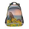 ALAZA Horse Sunflowers Backpacks Travel Laptop Daypack School Book Bag for Men Women Teens Kids one-size view 1