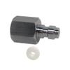 HMKUGO 8mm Quick-Disconnect Plug Adapter, Stainless Steel M10x1 Female Thread, PCP Paintball Charging Fittings with Sealing O-Ring view 1