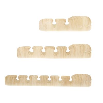 3pcs Cable Manager Desktop Line Fixing Devices Cable Organizers Desktop Cable Holders Wire Cord Organizer Wire Clips Silicone Line Arrangers Adhesive Cable Holders
