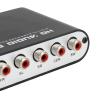 Hilitand Audio Decoder, DTS/AC-3 to Analog, Optical, Coaxial, USB, 6 Channels, ABS Material, Coaxial, Plug Mount, Hilitandr1eufcoabp876-11 view 4