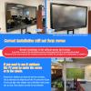 55 Inch Anti Glare TV Film Blue Light Anti Scratch Film for 55 Inch,55 Inch TV Anti Glare Screen Protector TV Glare Stopper Matte Film view 2