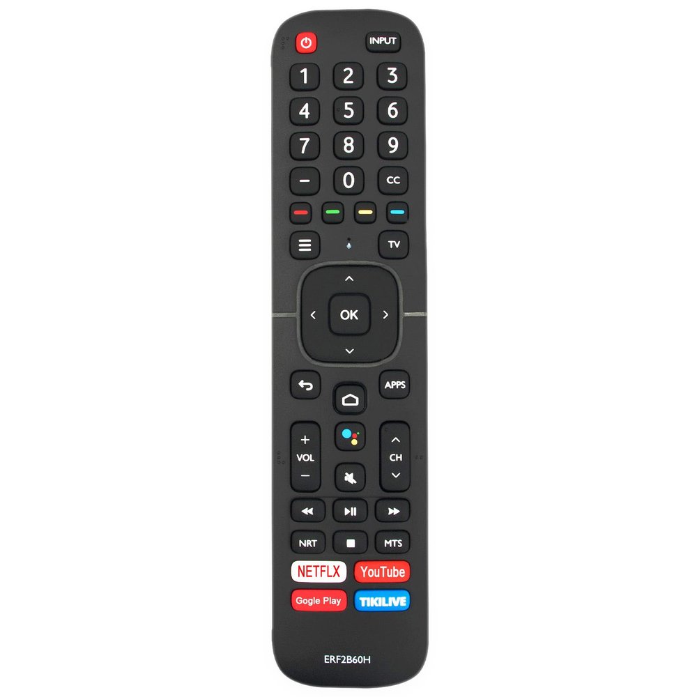 ERF2B60H Voice Remote Control Work with Hisense TV 32H56G 32H5550F 32H5560F 40H5550F 40H5560F 40H5570F 40H5609 50H8G 55H8G 55H9G 65H9G 65Q8G