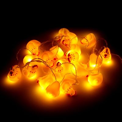 Uonlytech Thanksgiving String Lights Chicken Lamp String LED Fall Lights for Autumn Harvest Halloween Party Decor