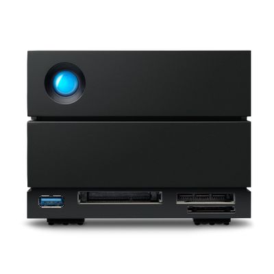Seagate LaCie 2big Dock 28TB External HDD - Thunderbolt and USB4 Compatibility, Data Recovery (STLG28000400)