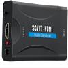 PremiumCord SCART to HDMI Converter with 230V Power Supply Full HD 1080p Resolution Black view 3