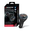 Monster Bluetooth FM Transmitter for Car Cigarette Lighter with 20W QC3.0 USB A & USB C PD Charger, Bass Boost Button, Flash Drive Port, Google Voice & Siri Compatible, Hands-Free Calls, Microphone view 1