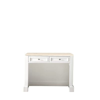 De Soto 30in Countertop Unit, Bright White w/ 3 CM Eternal Marfil Quartz Top