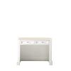 De Soto 30in Countertop Unit, Bright White w/ 3 CM Eternal Marfil Quartz Top view 1