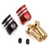 1UP Racing 190435 Heatsink Bullet Plugs & Grips - 4mm view 1