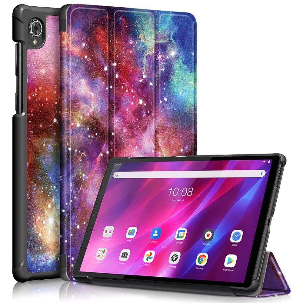 Epicgadget Case for Lenovo Tab K10 TB-X6C6F/TB-X6C6X/TB-X6C6NBF, Slim Lightweight Protective Shell Case for Lenovo Tablet K10 10.3 Inch Display 2021 Released (Galaxy)