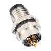 M8 Connector, 6Pin Panel Connector M8 Aviation for Male Socket for Industry view 3