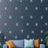 120pcs Modern Line Wall Stickers Boho Nursery Kids Living Room Scandinavian Home Dcor Self-Adhesive Murals Vinyo DIY Gift YT5037 (Blue) view 4