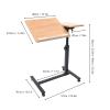 TFCFL Rolling Laptop Table Lap Desk for Laptop, 360 Rotation Mobile Rolling Desk Computer Cart Rolling 58-90cm Height Adjustable Desk Tilting Laptop Lectern Speakers Podium Mobile Workstation view 4