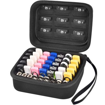 Comecase USB Flash Drive Case, Thumb Drive, Memory Card SD SDXC SDHC Card Holder Organizer, Electronic Accessories Storage Bag for SanDisk/SamData/Samsung/TOPESEL/PNY