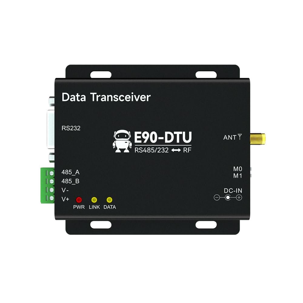 RS232 RS485 Wireless Data Transmission Radio Station 12dBm 2.4GHz 800m Long Distance Full Duplex RF Module Ebyte E90-DTU(2G4HD12) TX2400-JKD-20 for Complex Electromagnetic Environment