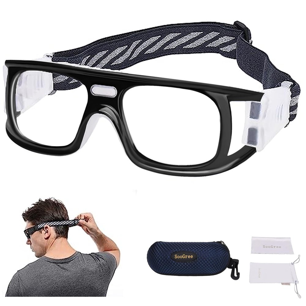 SooGree Sport Glasses Basketball Football Goggles Men Women Safety Eyewear Sport Goggles Anti Fog Shock Collision Glasses