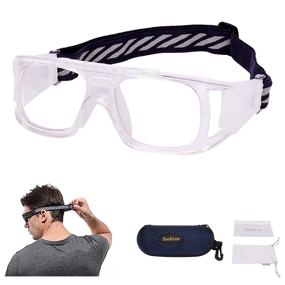SooGree Sport Glasses Basketball Football Goggles Men Women Safety Eyewear Sport Goggles Anti Fog Shock Collision Glasses