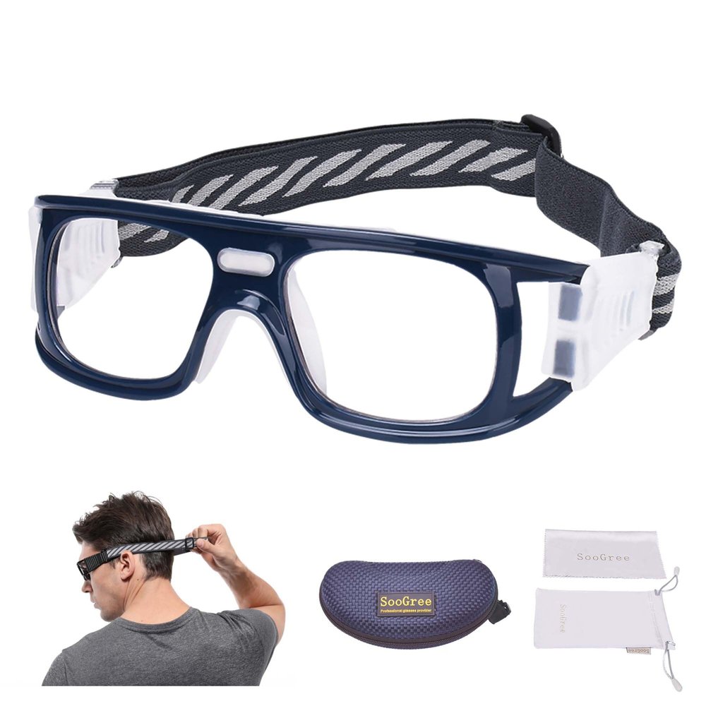 SooGree Sport Glasses Basketball Football Goggles Men Women Safety Eyewear Sport Goggles Anti Fog Shock Collision Glasses