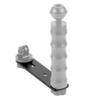 BGNing Cold Shoe Extension Bar, Extension Flash Bracket, Connect Flash Bracket Plate 1/4" Screw Hole Quick Release Board for SLR Camera Photography view 3