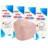 HINCINK (Pack of 100 KF94 Black Face Mask Individually Packaged Unisex, 4-Layer Filters Breathable Comfortable, Nose Mouth Covering Dust Mask for Adult and Older view 1