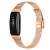 KangPlus Metal Replacement Bracelet Compatible with Inspire 2,Women Men Metal Stainless Steel Vintage Replacement Strap Accessories Adjustable 5.5-7.8 inch Band - Rose Gold view 1