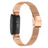 KangPlus Metal Replacement Bracelet Compatible with Inspire 2,Women Men Metal Stainless Steel Vintage Replacement Strap Accessories Adjustable 5.5-7.8 inch Band - Rose Gold view 2