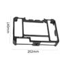 FEICHAO 7inch Monitor Form-Fitting Cage with Handle Grip 138mm Carbon Fiber Compatible with LUT7S 7 Monitor Camera view 4