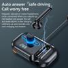 FM Transmitter Car Bluetooth 5.0, Car Handsfree Headset with Type C PD Fast Charger, Backlit, Support Smart Touch MP3 Player view 3