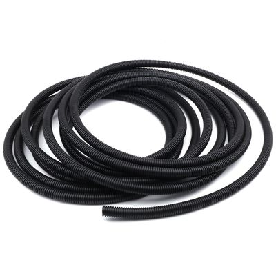 Aicosineg 29.53ft 0.5Inch Electrical Conduits Non-Split Wire Loom Tubing Corrugated Tube Flexible Polyethylene Hose Cover for Home Outdoor Automotive Marine Wire Harness Wrap Cover Sleeve Black