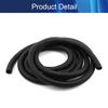Aicosineg 19.68ft 1-1/7 Inch Non-Split Wire Loom Tubing Corrugated Tube Polyethylene Hose Cover for Home Outdoor Automotive Marine Wire Harness Wrap Cover Sleeve Conduit-Black (1 PCS) view 2