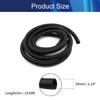 Aicosineg 19.68ft 1-1/7 Inch Non-Split Wire Loom Tubing Corrugated Tube Polyethylene Hose Cover for Home Outdoor Automotive Marine Wire Harness Wrap Cover Sleeve Conduit-Black (1 PCS) view 3