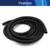 Aicosineg 19.68ft 1-1/7 Inch Non-Split Wire Loom Tubing Corrugated Tube Polyethylene Hose Cover for Home Outdoor Automotive Marine Wire Harness Wrap Cover Sleeve Conduit-Black (1 PCS) view 4