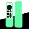 2021 Remote Case for Apple Siri Remote (2nd Gen), Protective Anti-Slip Durable Silicon Shockproof Rubber Cover for Apple 4K HD TV Siri Remote (2nd Generation) (Green Glow) view 1
