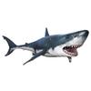 MEFOSS Great White Shark Wall Peel and Stick Undersea Marine Shark Wall Stickers Kids Nursery Sticker Playroom Home Decoration Art view 1