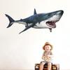 MEFOSS Great White Shark Wall Peel and Stick Undersea Marine Shark Wall Stickers Kids Nursery Sticker Playroom Home Decoration Art view 3