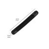 PIPJOY Premium Ultra Soft Anti Slip Silicone Eyeglass Temple Tips - 6 Pair Ear Grips Sleeve Retainer (Black & Clear) view 2