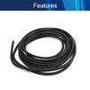Aicosineg Cable Sleeves 29.53 ft 2/5 Inch Electrical Conduits Non-Split Wire Loom Tubing Corrugated Tube Polyethylene Hose Cover for Home Outdoor Automotive Marine Wire Harness Wrap Black 1 PCS view 2