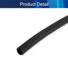 Aicosineg Cable Sleeves 29.53 ft 2/5 Inch Electrical Conduits Non-Split Wire Loom Tubing Corrugated Tube Polyethylene Hose Cover for Home Outdoor Automotive Marine Wire Harness Wrap Black 1 PCS view 4