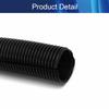 Aicosineg Cable Sleeves 16.4ft 1-1/7 Inch Electrical Conduits Split Wire Loom Tubing Corrugated Tube Polyethylene Hose Cover for Home Outdoor Automotive Marine Wire Harness Wrap Black 1 PCS view 3